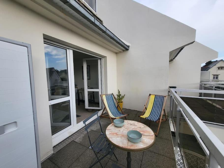 Studio "La Parenthese", A 50 Metres De La Plage Saint-Quay-Portrieux Exterior foto